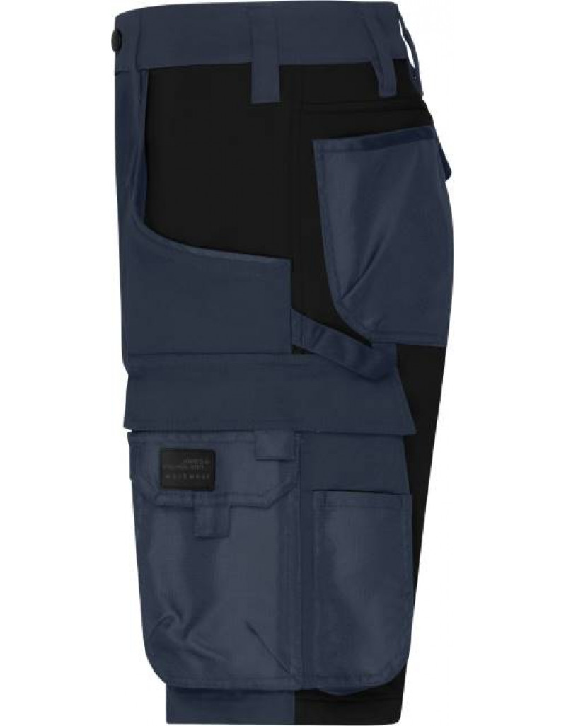 Pantaloni scurți elastici Bermuda de lucru „Slim Line”